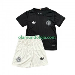 Camisola Alemanha Anniversary Criança Equipamento Segundo 2025 Manga Curta